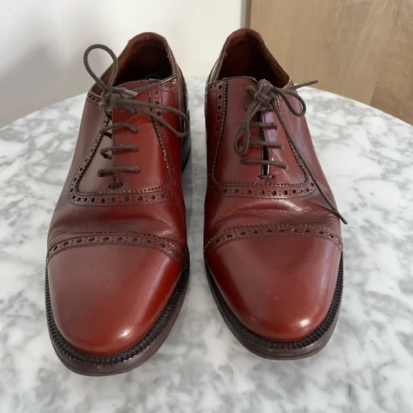 BRIGANTI CAP TOE OXFORD SHOES Briganti toe cap Brown Tan Leather Mens Shoes Argentina Size  main image 2